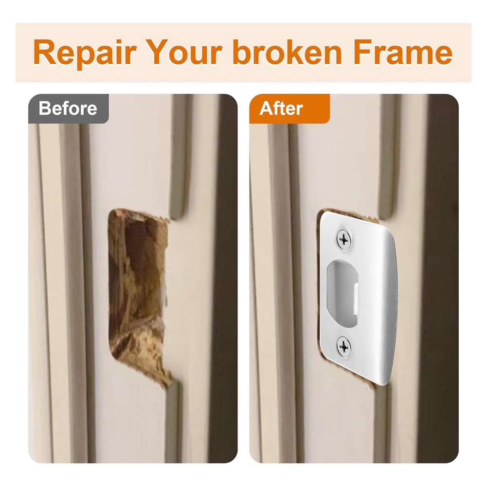 Door Reinforcer Kit - 4 szt. Płytek mocujących zamek do