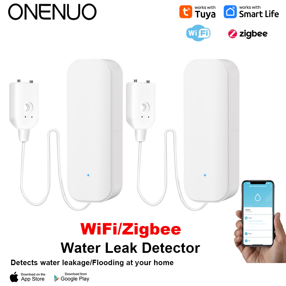 Home Security Installation - WiFi/Zigbee czujnik wody Tuya Alarm wycieku
