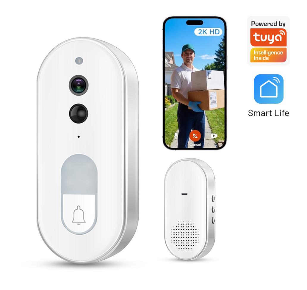 Home Security No Wifi Needed - Inteligentny wideodomofon Tuya, bezprzewodowy, kamera zewnętrzna