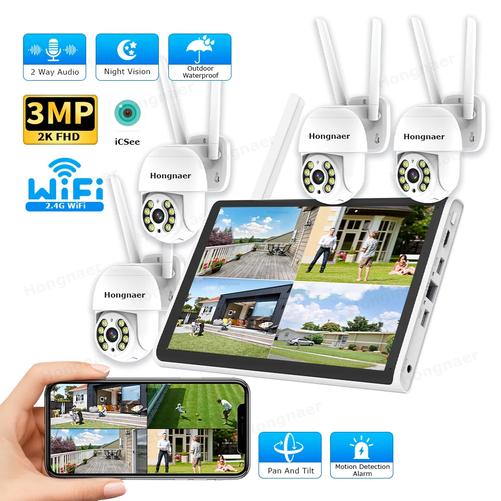 Home Security Wireless Camera - Zestaw Bezprzewodowego Systemu Monitoringu Domowego 2026