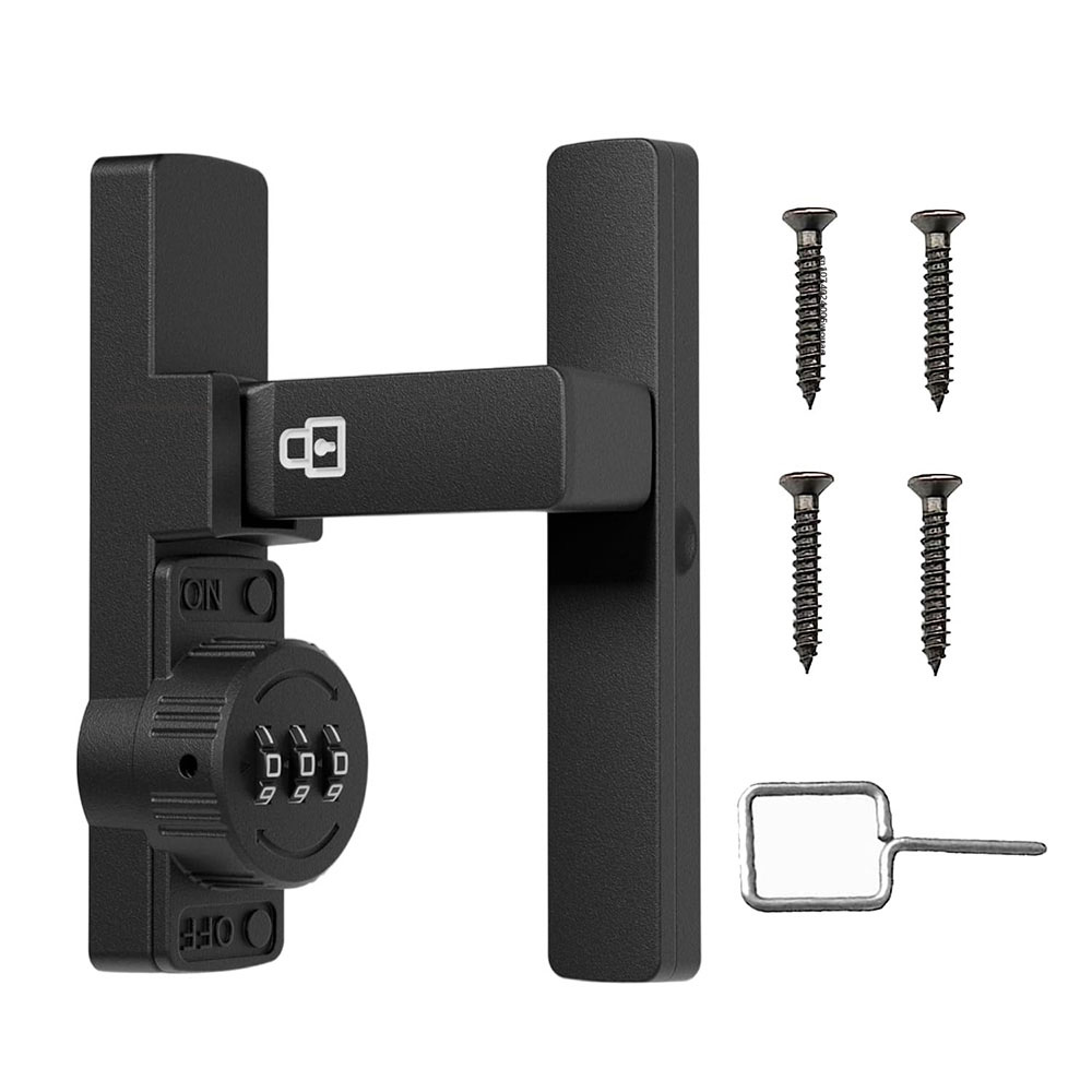 Home Security Door - Zamek do drzwi przesuwnych, 3-cyfrowy zamek