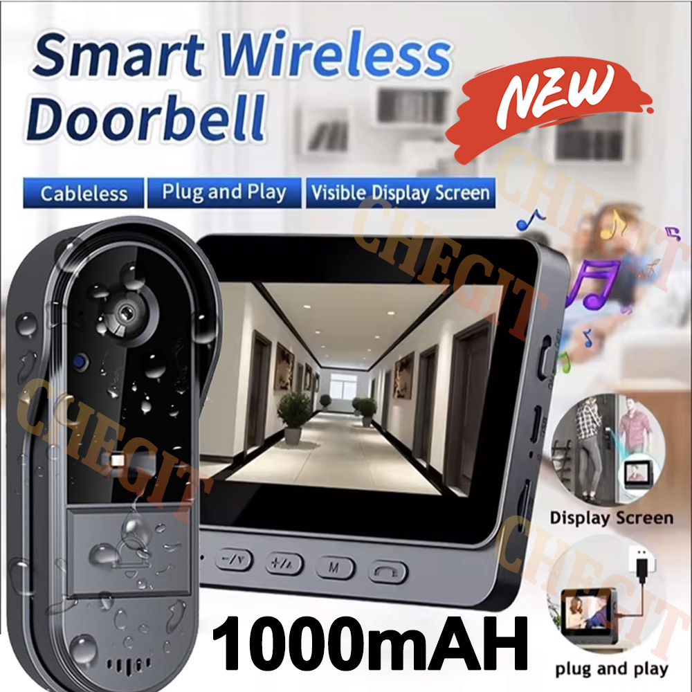 Home Security No Wifi Needed - Bezprzewodowy dzwonek do drzwi z kamerą