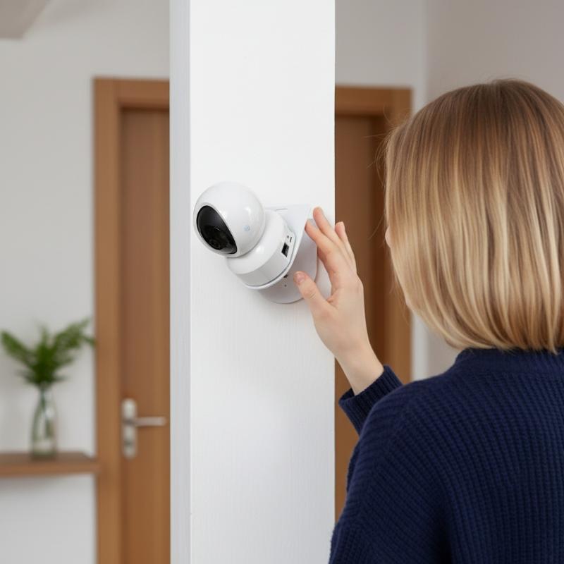 Home Security For Apartments - Uchwyt ścienny w kształcie litery L