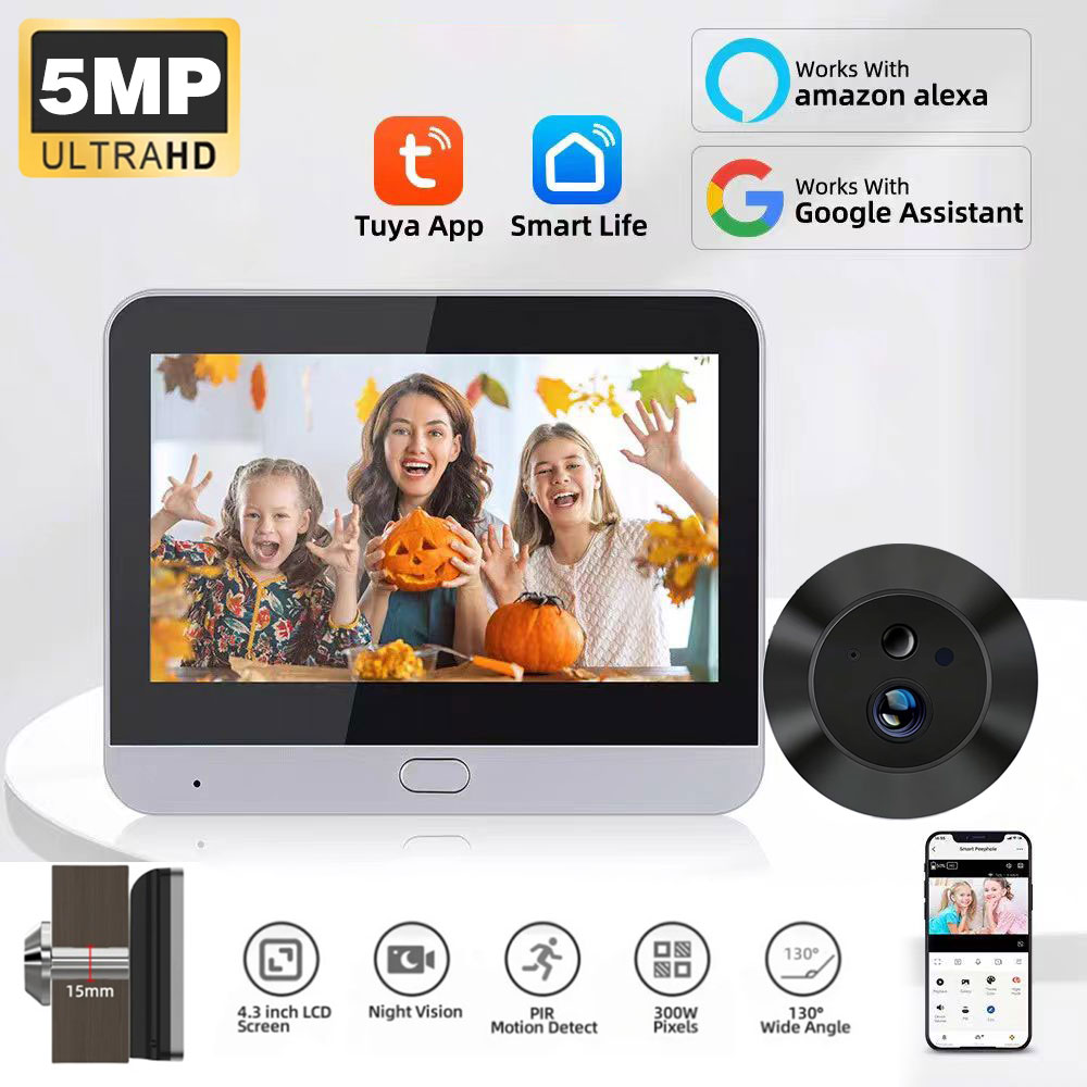 Home Security Front Door Camera - Kamera do drzwi z cyfrowym wizjerem