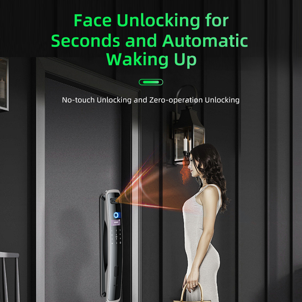 Home Security Front Door Camera - Inteligentny zamek do drzwi EGFirtor z