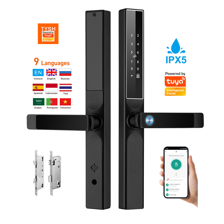 Home Security Installation - Inteligentny zamek do drzwi Tuya z