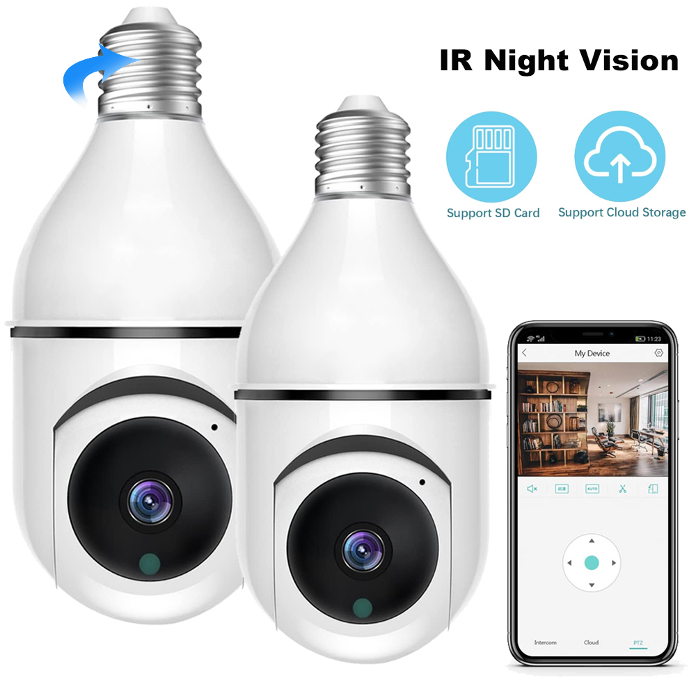 Home Security Lidar - Inteligentna kamera w żarówce E27, bezprzewodowa