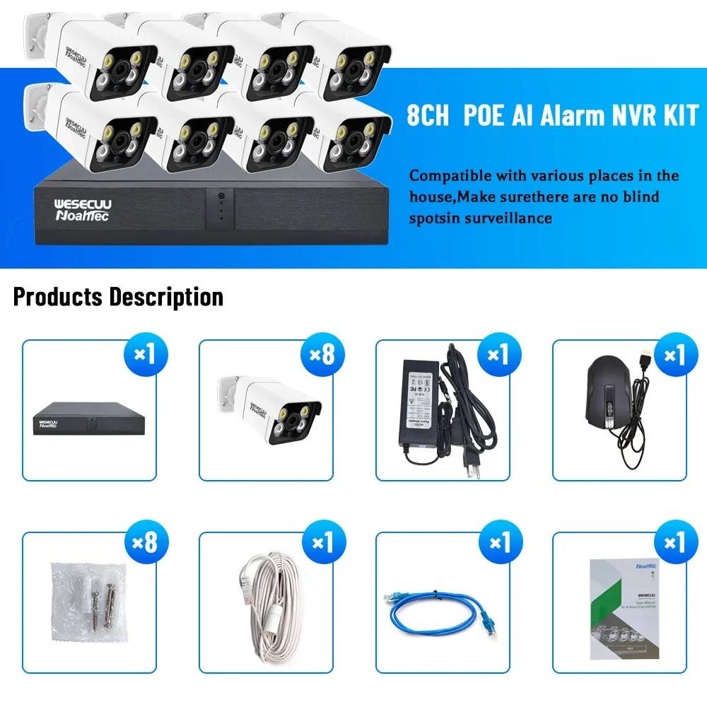 Home Security Nvr - Producent 5MP 4K 8MP 4 8