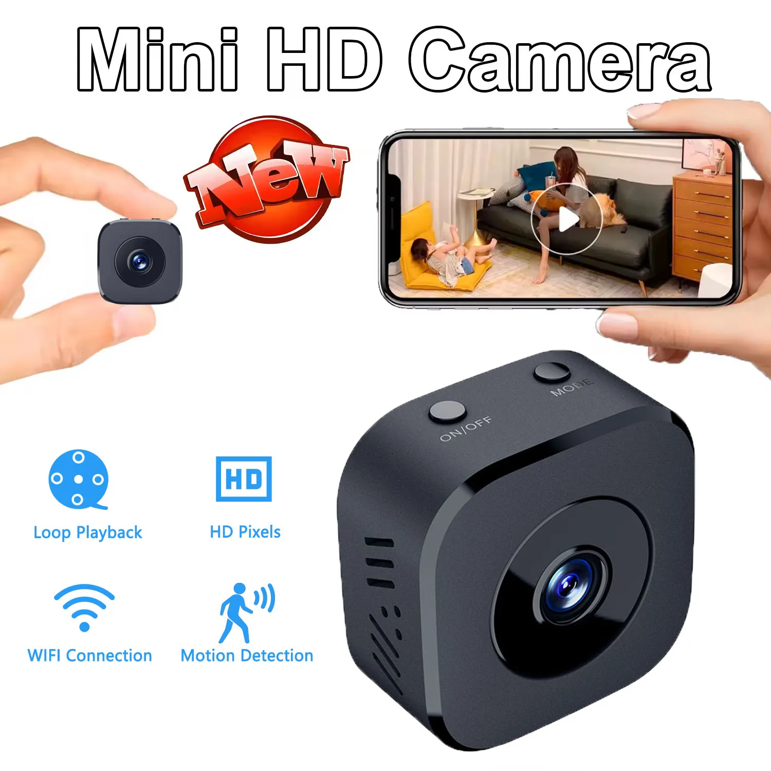 Home Security No Wifi Needed - Mini kamera bezpieczeństwa z kolorowym trybem
