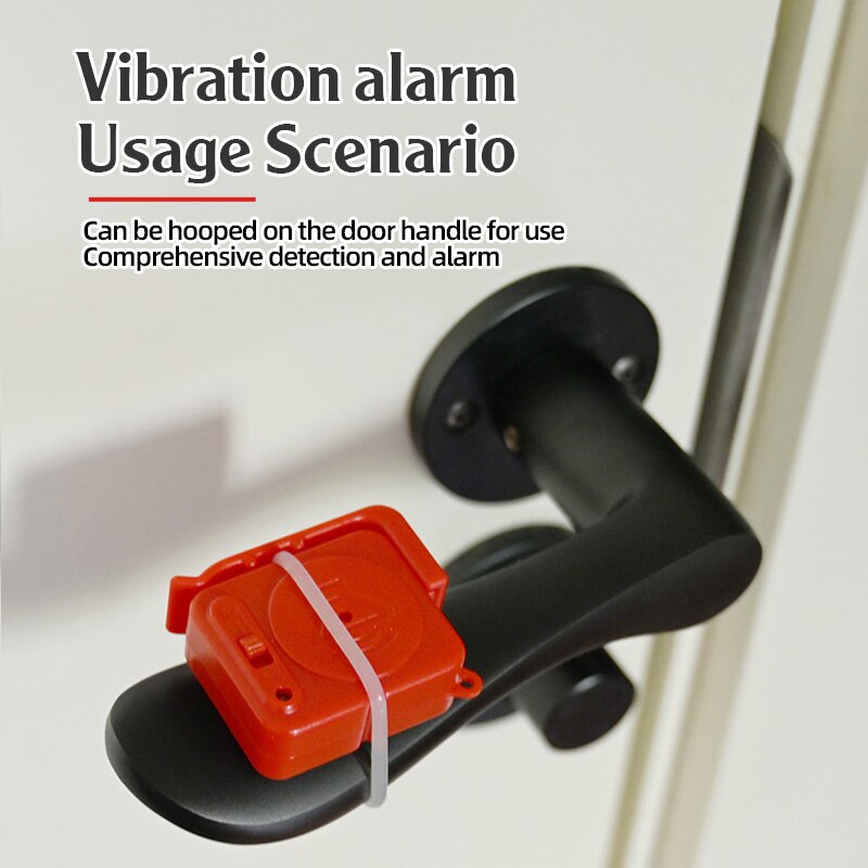 Home Security Door - Czujniki alarmowe wibracyjne bezprzewodowe KERUI 120dB,