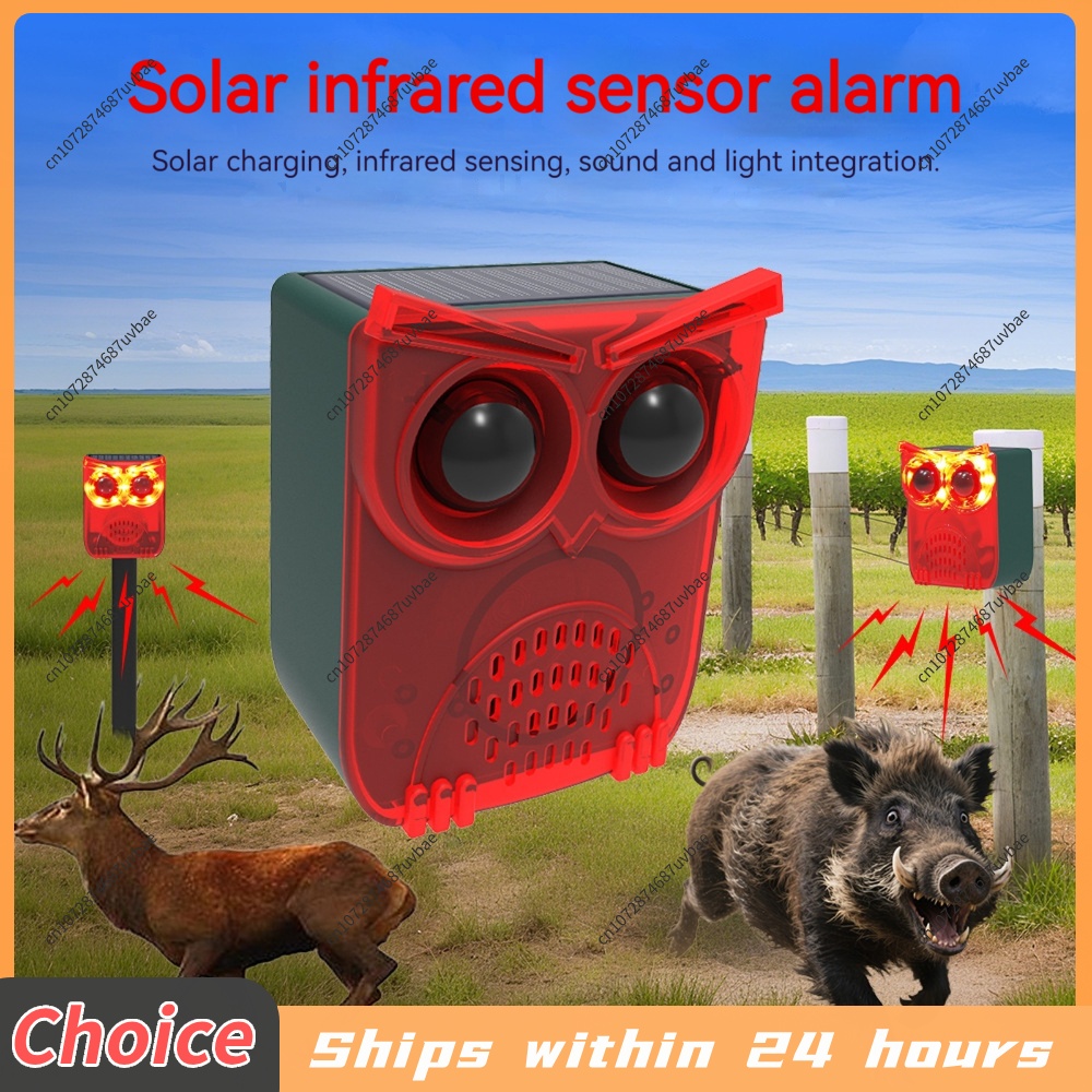 Barking Dog Alarm - Alarm solarny z czujnikiem ruchu, dźwięk