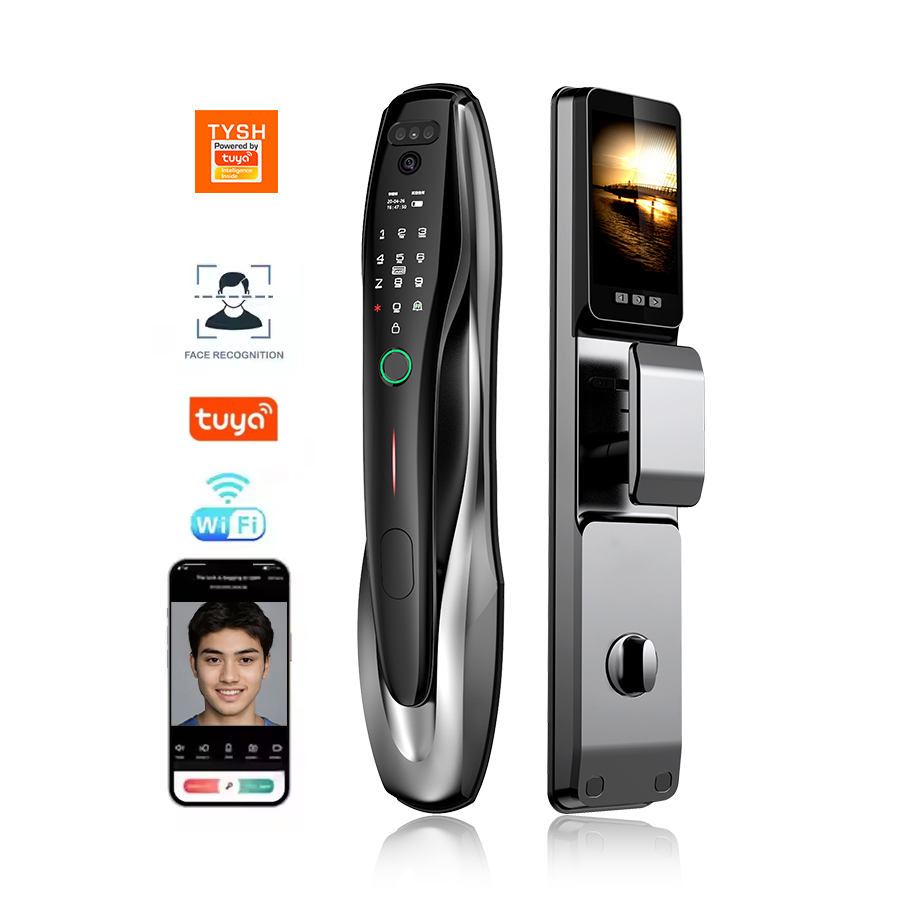 Home Security Front Door Camera - TYSH Tuya Bezpieczny Zamek do Drzwi