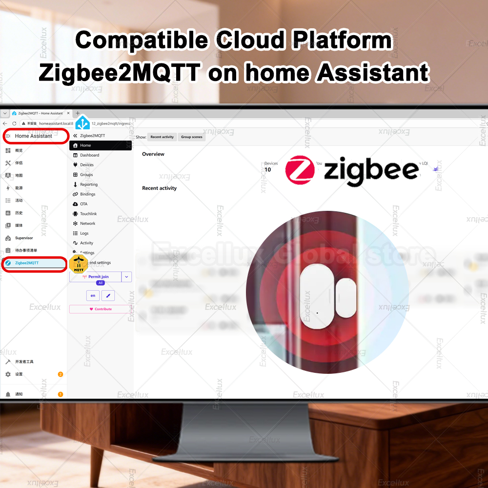 Zigbee 3.0 czujnik okna drzwi  – Home Security Door recenzja i cena