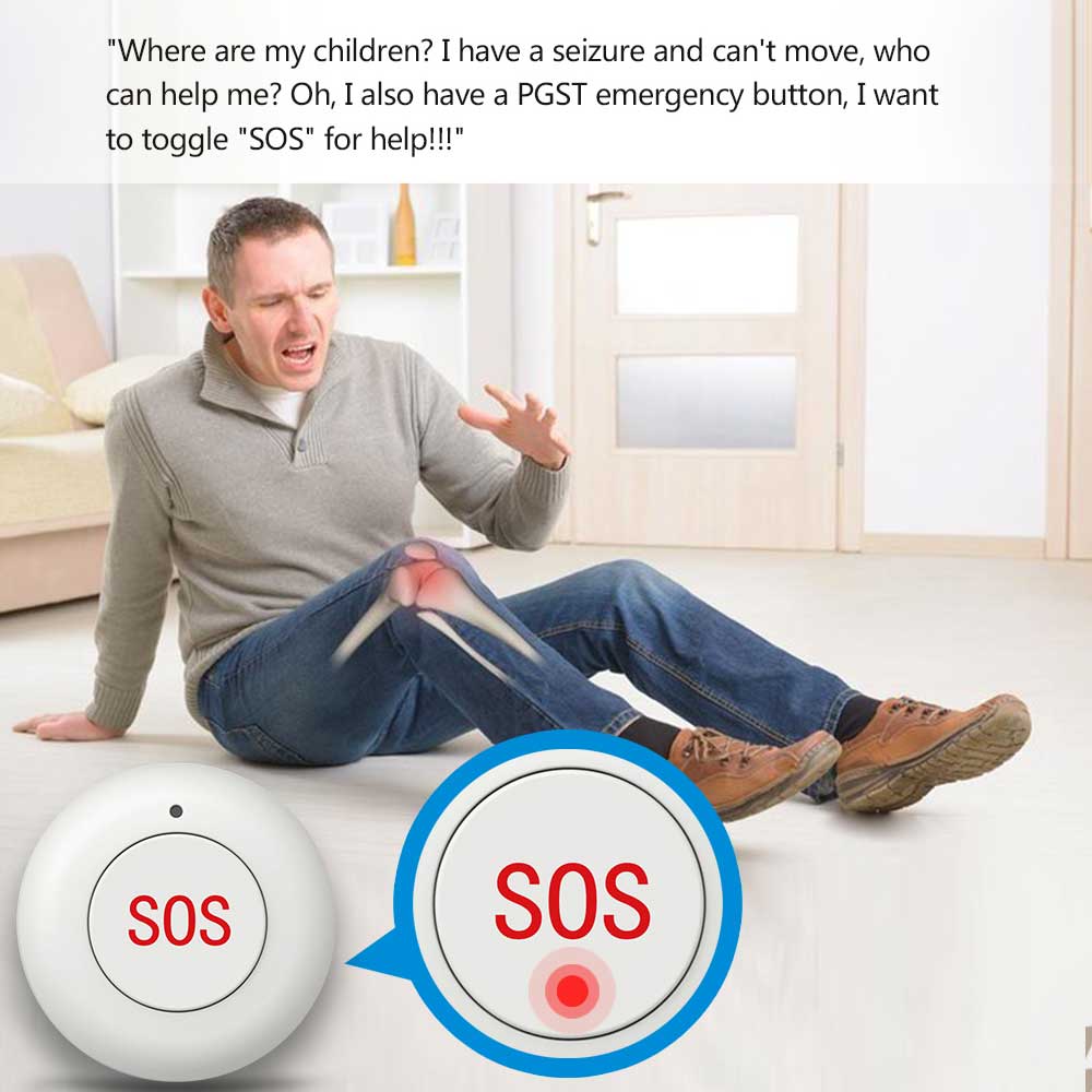Bezprzewodowy przycisk SOS, in – Home Security Installation recenzja i cena