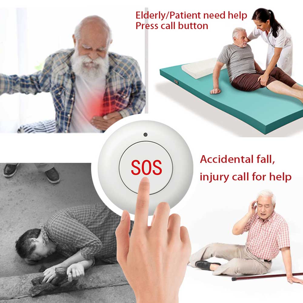 Bezprzewodowy przycisk SOS, in – Home Security Installation recenzja i cena