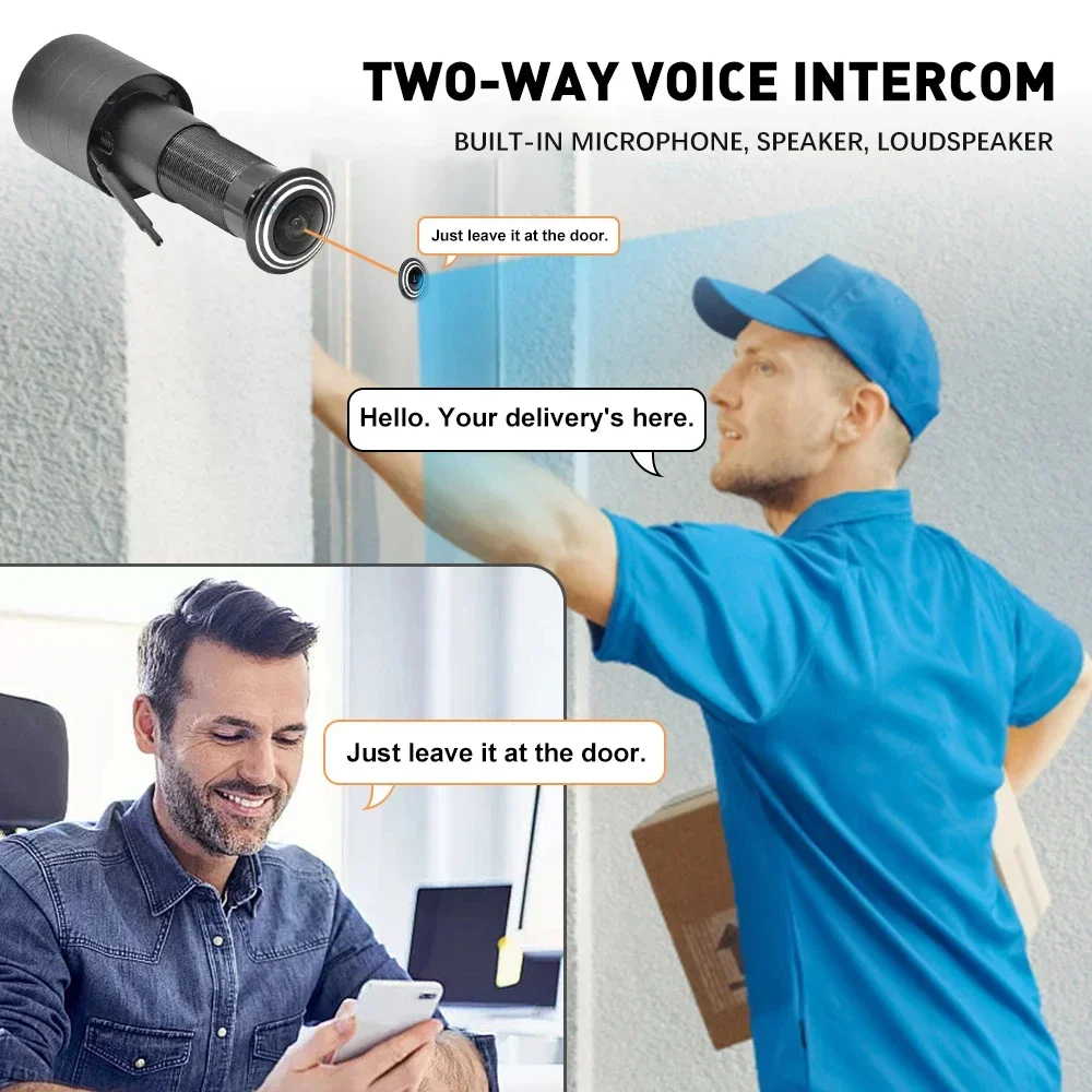 Kamera wizjerowa do drzwi 3MP  – Home Security Front Door Camera recenzja i cena