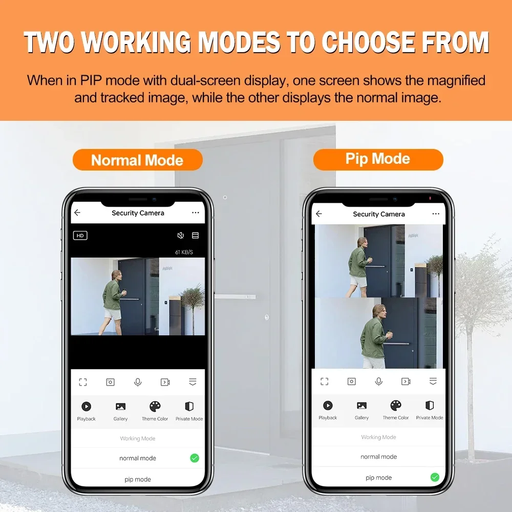 Kamera wizjerowa do drzwi 3MP  – Home Security Front Door Camera recenzja i cena