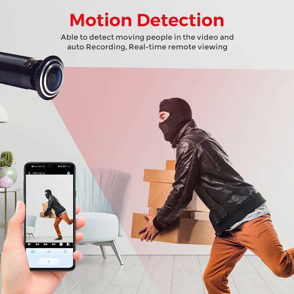 Kamera wizjerowa do drzwi 3MP  – Home Security Front Door Camera recenzja i cena