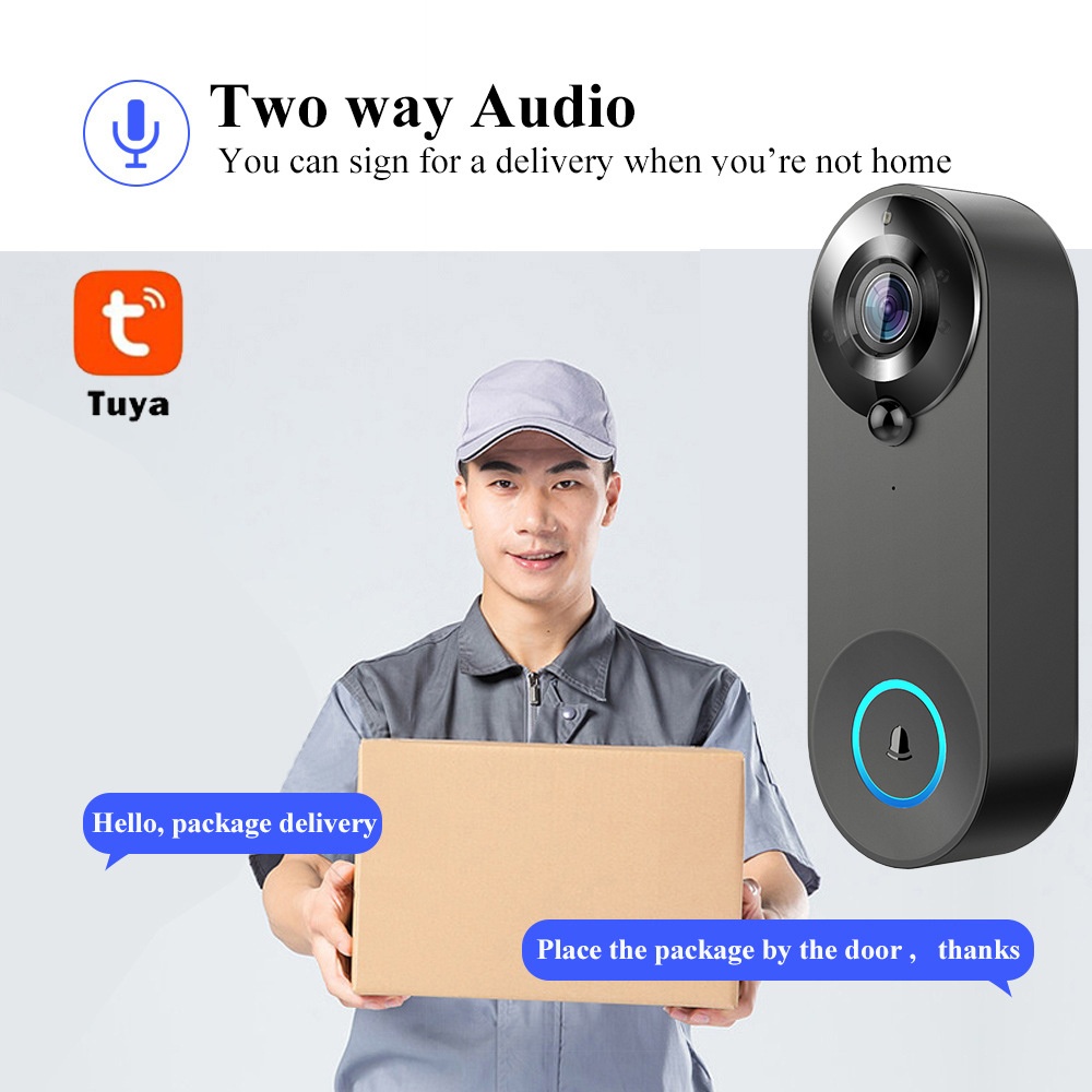 Tuya Bezprzewodowy Dzwonek do  – Home Security No Wifi Needed recenzja i cena