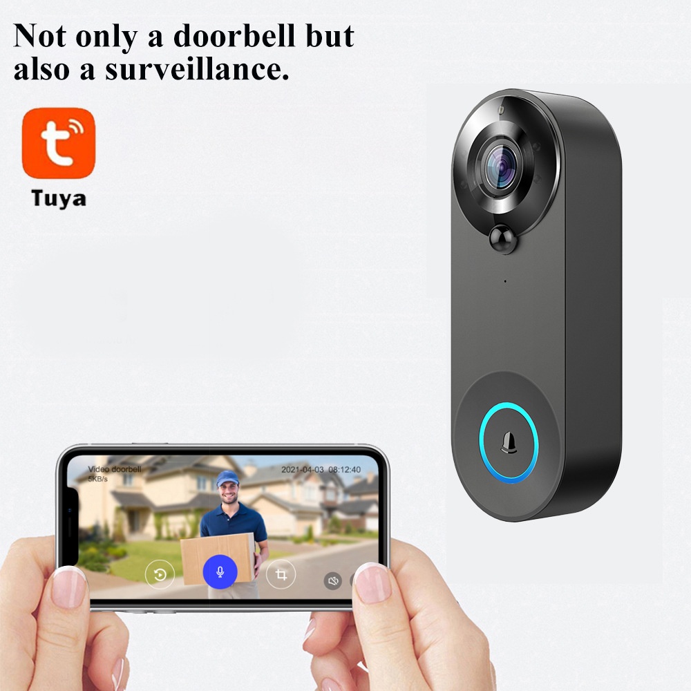 Tuya Bezprzewodowy Dzwonek do  – Home Security No Wifi Needed recenzja i cena