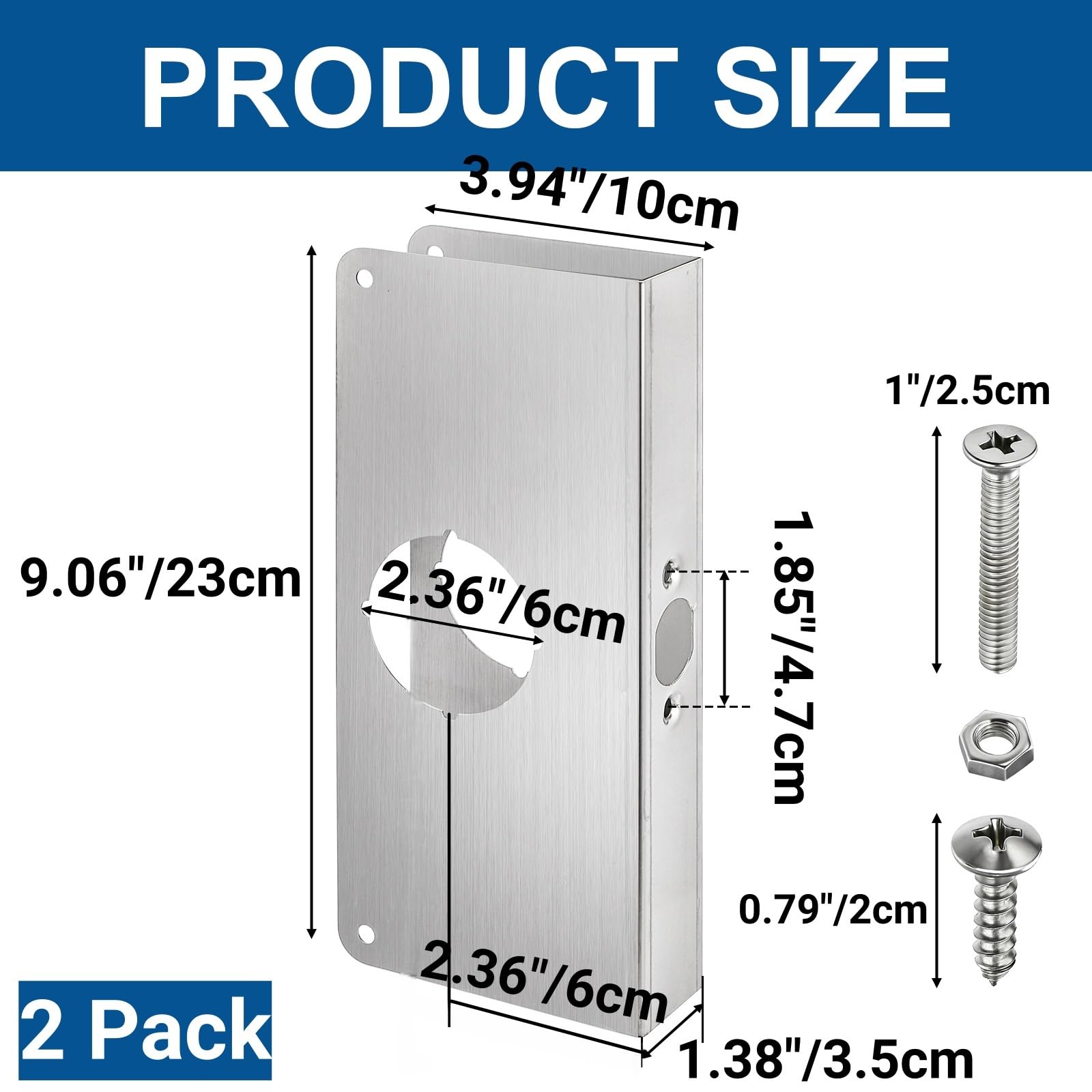 Płyta wzmacniająca zamek drzwi – Door Reinforcer Kit recenzja i cena