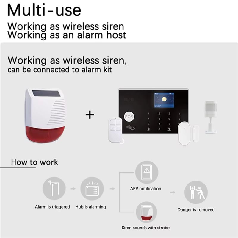 【DODAJ DO WÓZKA】 System alarmo – Home Security Lights Outdoors recenzja i cena