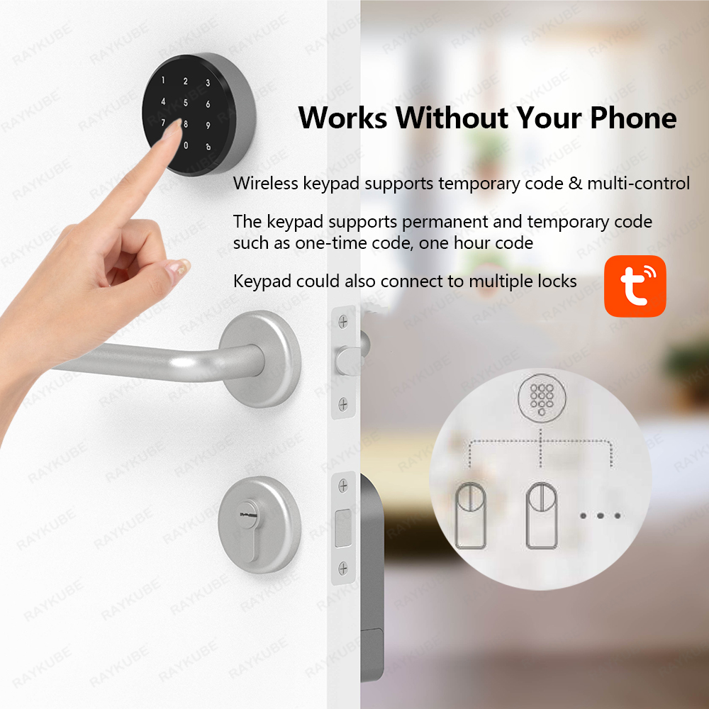 RAYKUBE A1 Pro Tuya BEL inteli – Door Lock Smart Keypad recenzja i cena