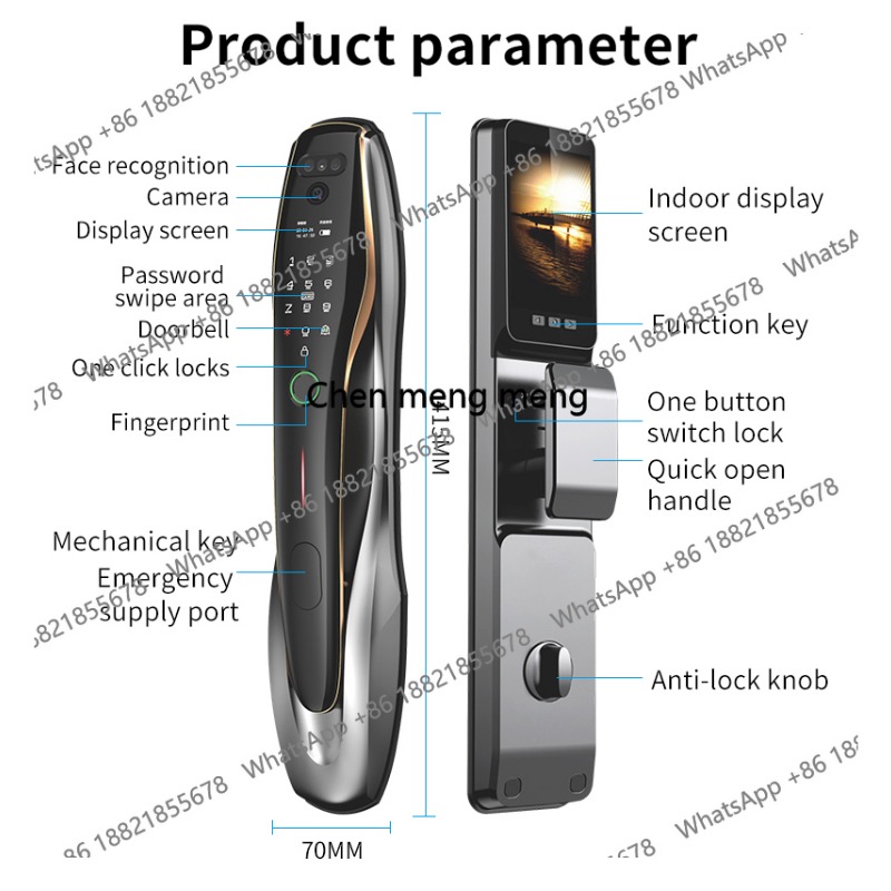 Zabezpieczona kamera do drzwi  – Home Security Front Door Camera recenzja i cena