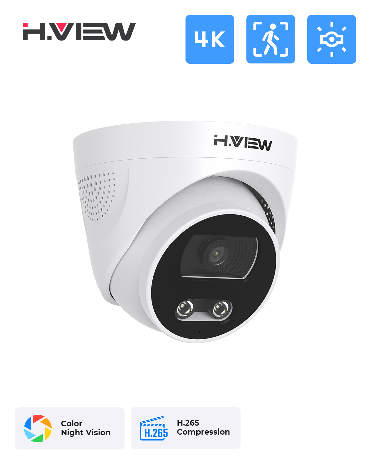 H.View 8Mp, że Poe kamera Ip A – Home Security Ai recenzja i cena