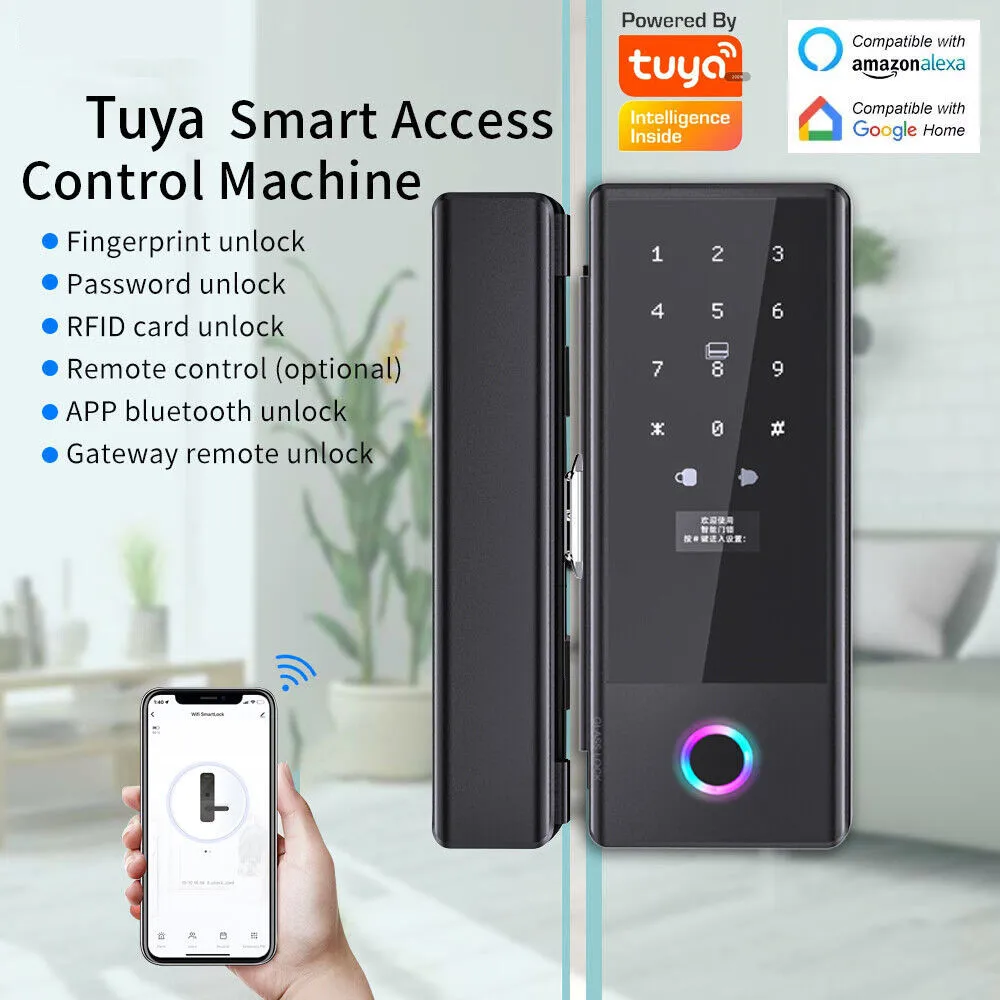 Inteligentny zamek do szklanyc – Door Lock Smart Keypad recenzja i cena