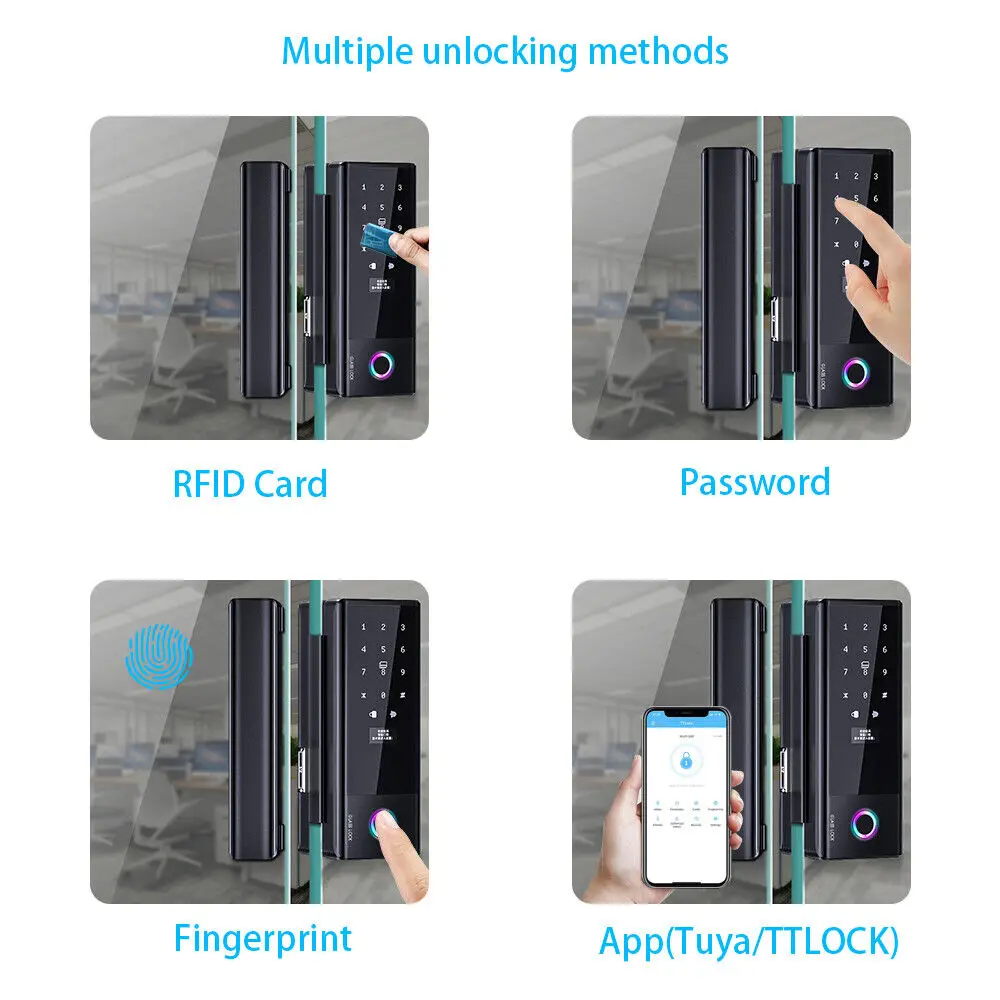 Inteligentny zamek do szklanyc – Door Lock Smart Keypad recenzja i cena
