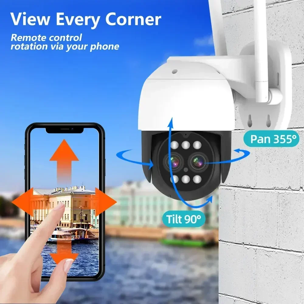 8MP 4K PTZ Wifi Kamera IP Clou – Home Security Wireless Camera recenzja i cena