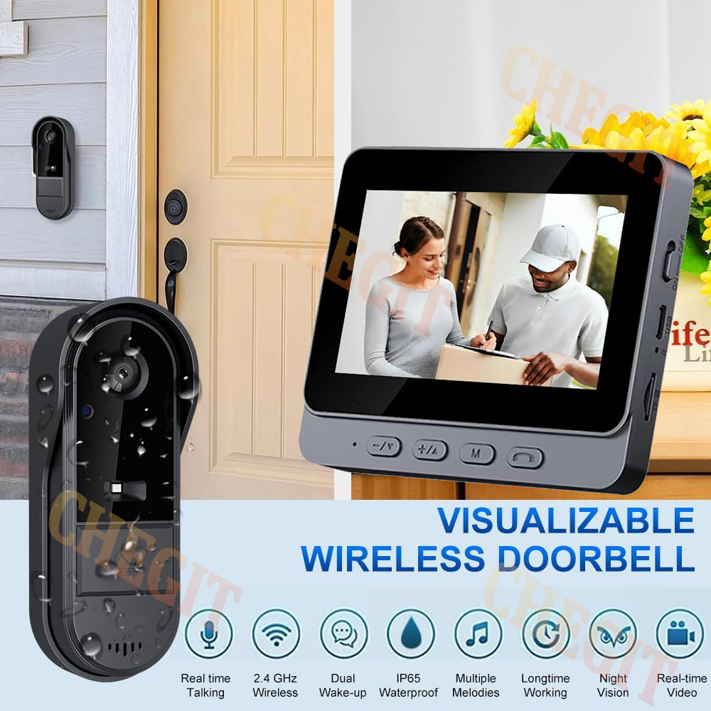 Bezprzewodowy dzwonek do drzwi – Home Security No Wifi Needed recenzja i cena