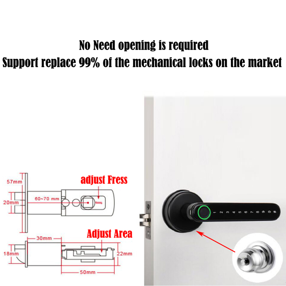 TTLock Inteligentna blokada li – Door Lock Smart Keypad recenzja i cena