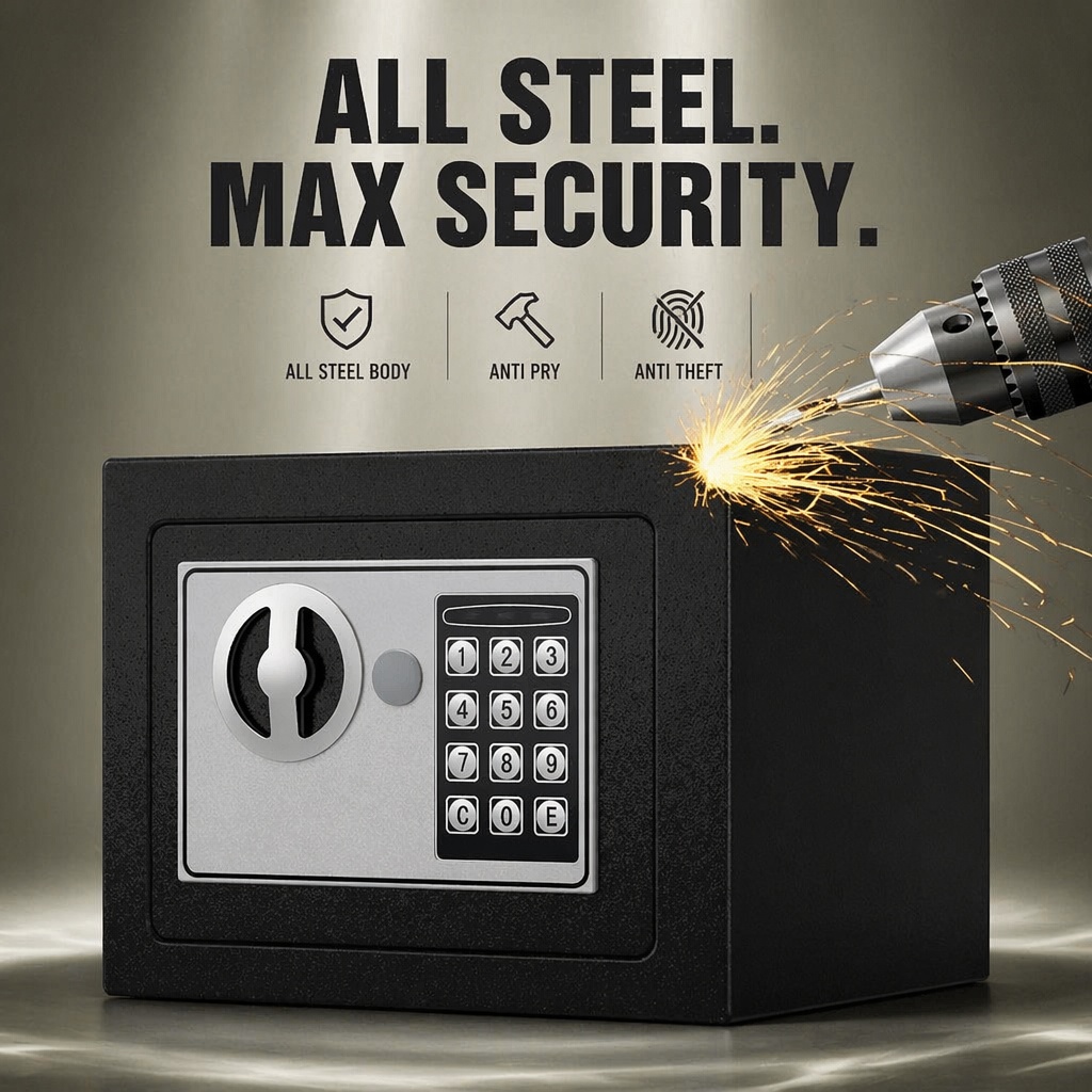 Całkowicie stalowa, elektronic – Home Security Installation recenzja i cena