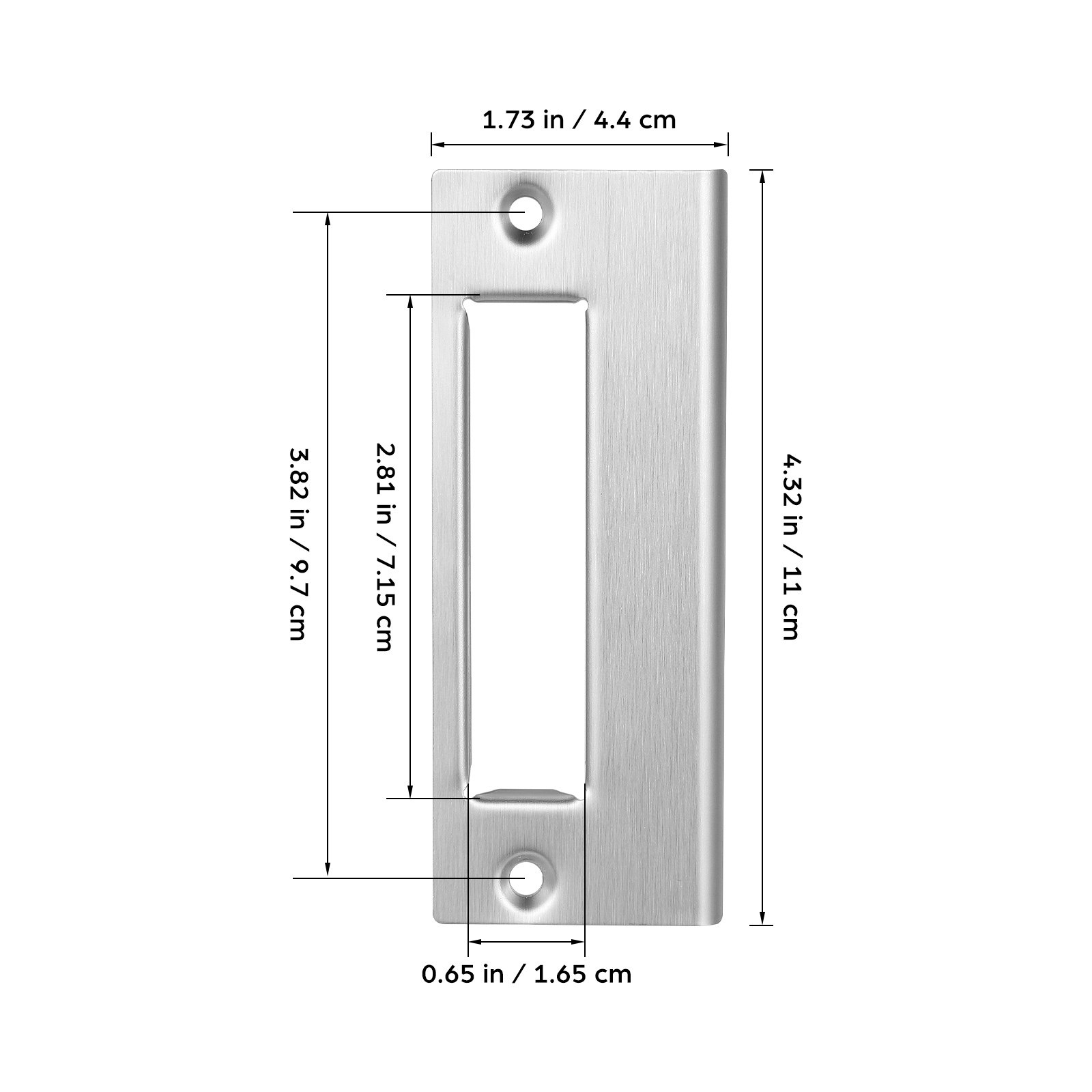 2 szt. gładkiej płytki osłonow – Door Reinforcer Kit recenzja i cena