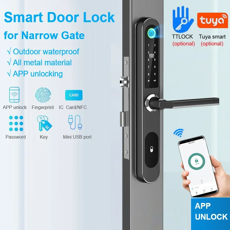 TTLock/Tuya inteligentny zamek – Door Lock Smart Keypad recenzja i cena