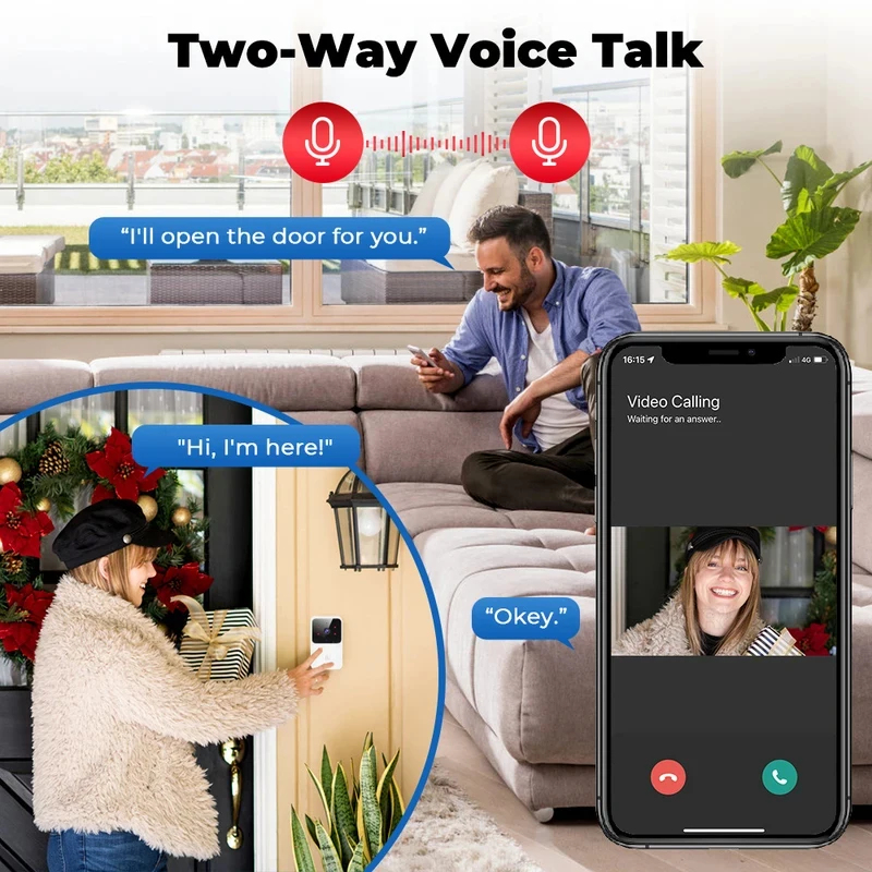 Inteligentny dzwonek do drzwi  – Home Security No Wifi Needed recenzja i cena