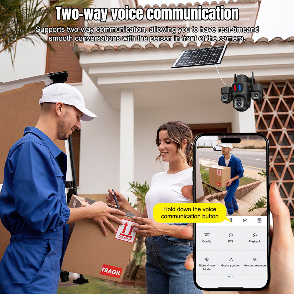 Zewnętrzna kamera solarna WiFi – Home Security Wireless Camera recenzja i cena