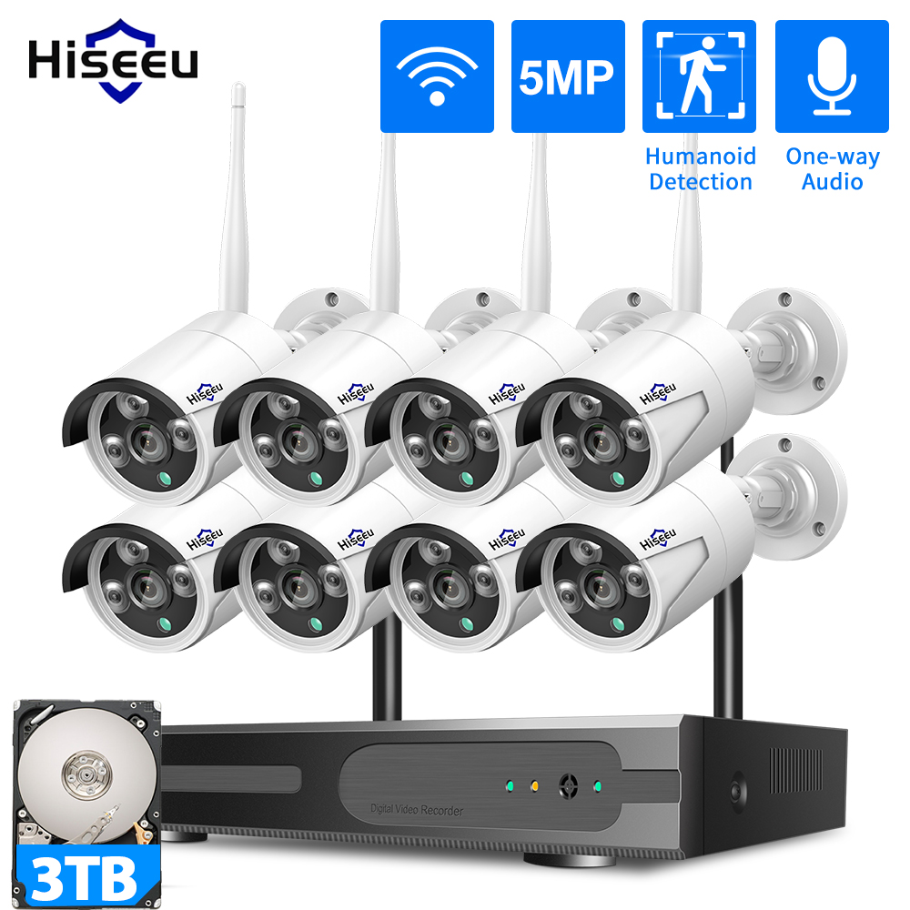 Hiseeu 3/5/8MP WiFi System Mon – Home Security Wireless Camera recenzja i cena
