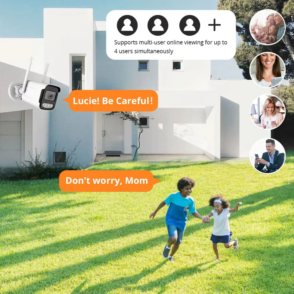 Kamera IP WiFi Tuya Bezprzewod – Home Security Ai recenzja i cena