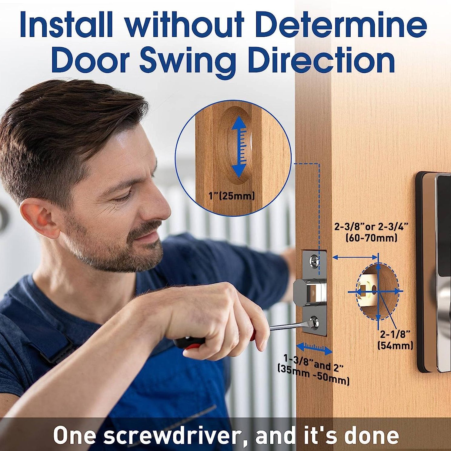 Inteligentny zamek z hasłem, b – Door Lock Smart Keypad recenzja i cena