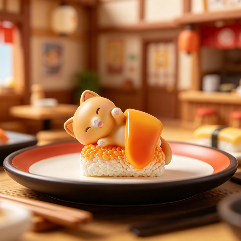 Figurka Sushi Cat Blind Box, k – Home Security Box recenzja i cena