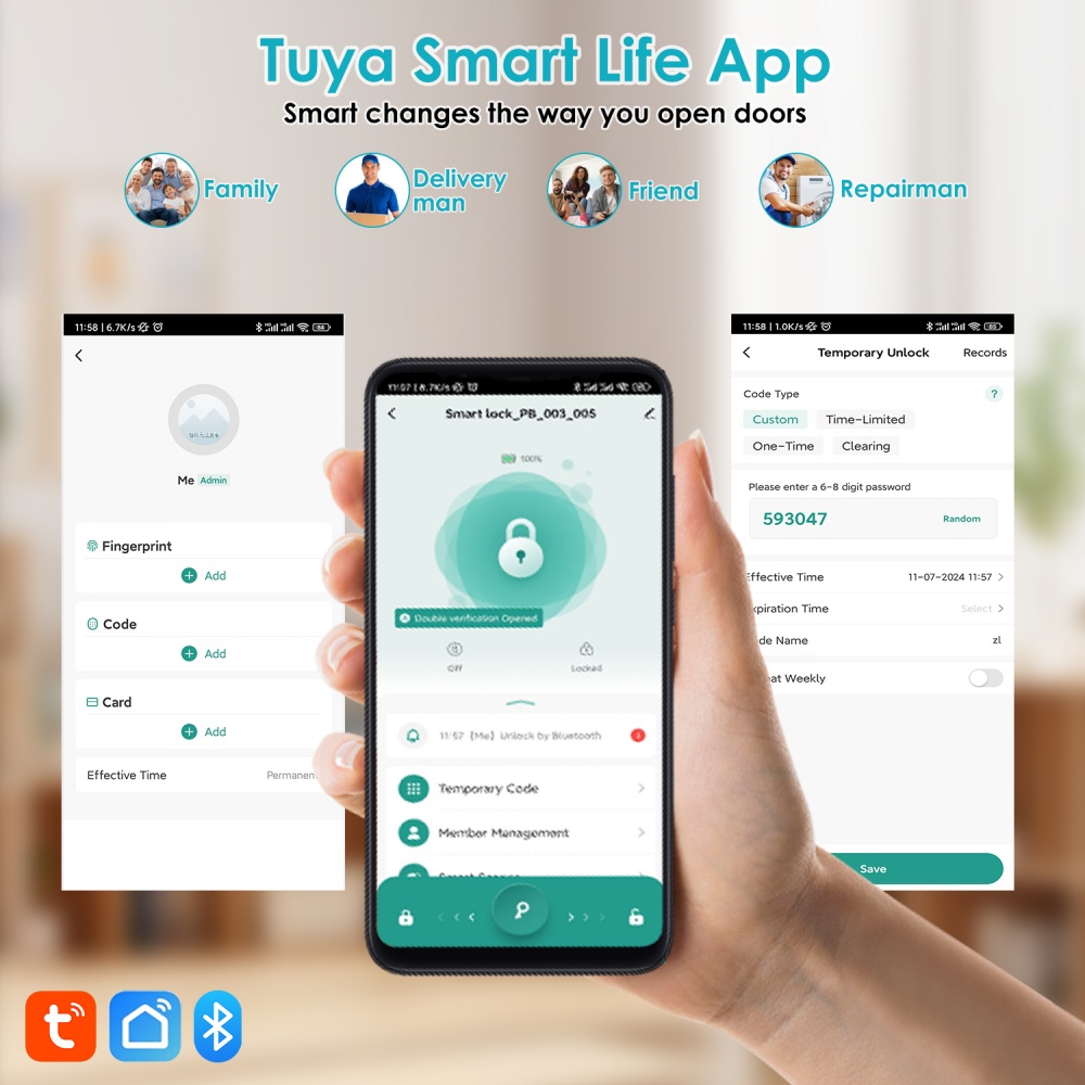 YFK Tuya 5-w-1 Inteligentna Kl – Home Security For Apartments recenzja i cena