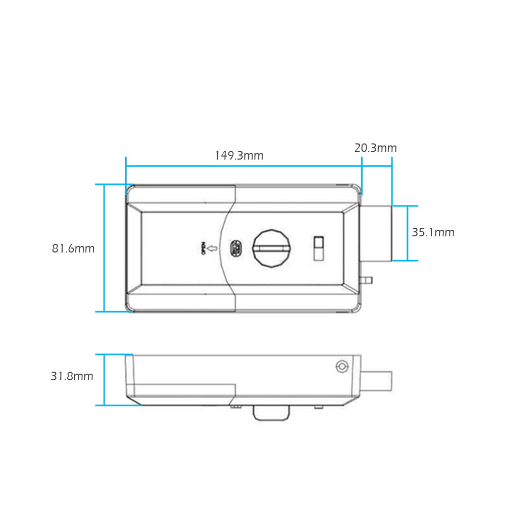Wodoodporne inteligentne zamki – Door Lock Smart Keypad recenzja i cena