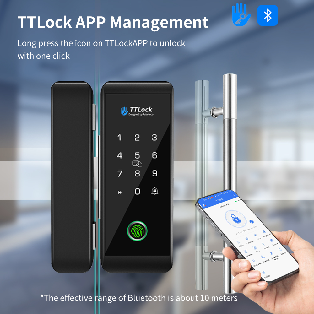 Inteligentny zamek do szkła TT – Door Lock Smart Keypad recenzja i cena