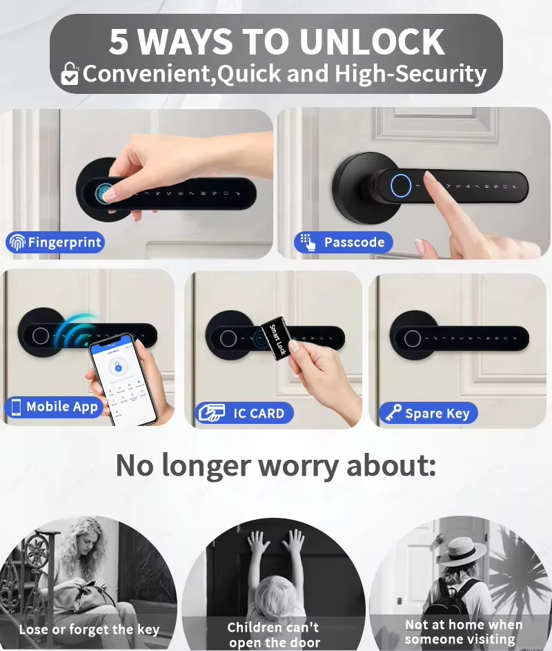 Inteligentny cyfrowy zamek do  – Home Security For Apartments recenzja i cena