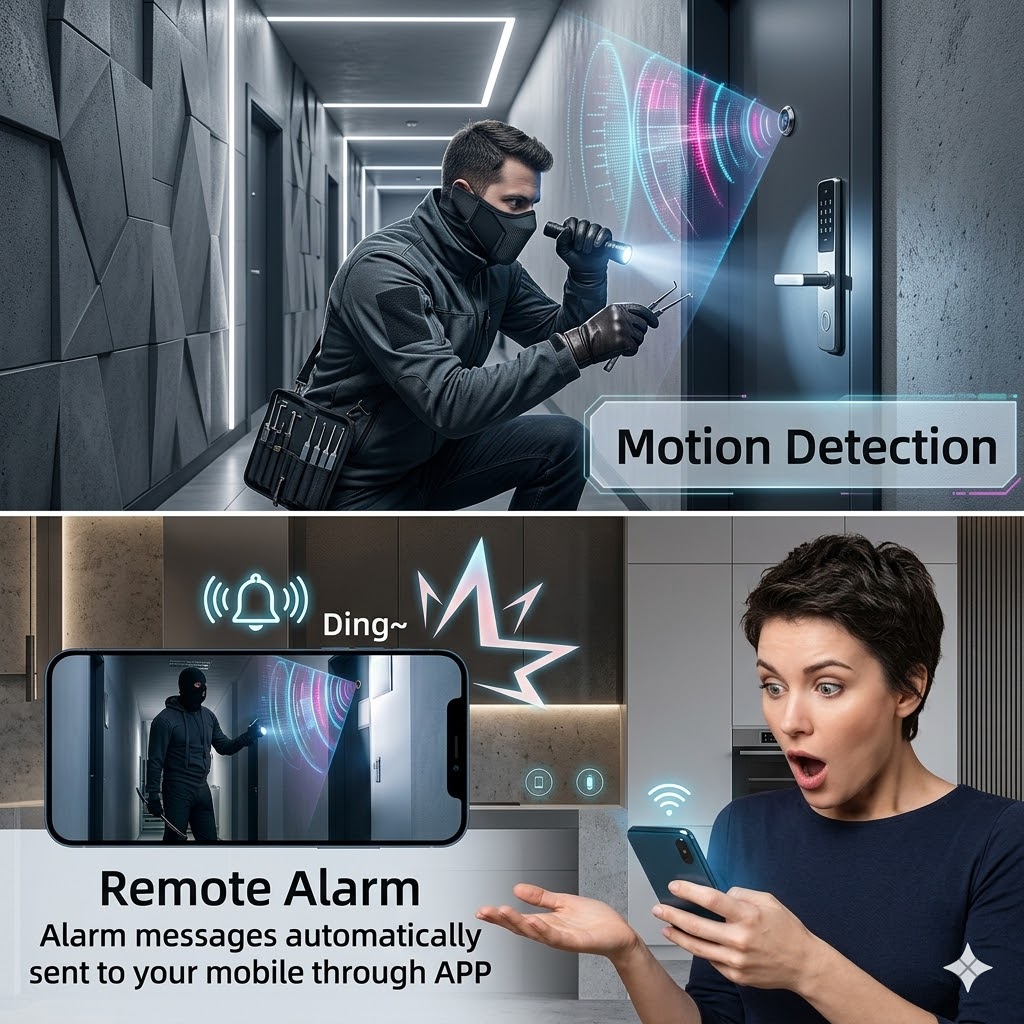 180 °   Kamera do wizjera 3MP  – Home Security Front Door Camera recenzja i cena